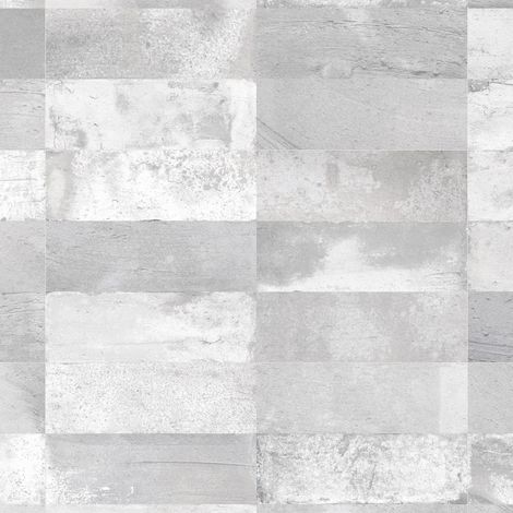 Carrelage Vintage effet Terre cuite Gris 40x20x1,03 cm Terramo - Mur intérieur (vendu par carton de 0,96 m²) - RO'MA CARRELAGE