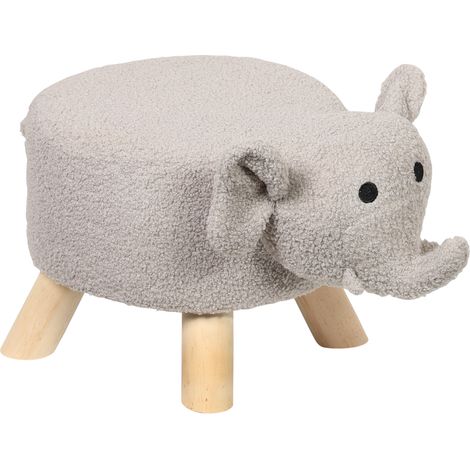 Kinderhocker mit Tiermotiv, H. 25 cm