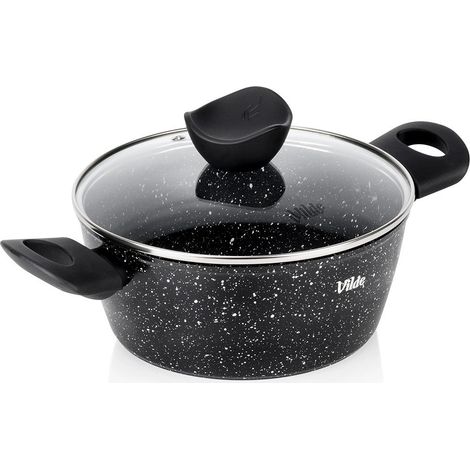 Granite Non-Stick Pot with Glass Lid, 20 cm, 2.2 L (1/5)