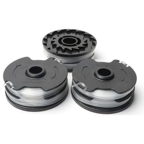 4pcs bobines de fil de rechange pour, fil de nylon de rechange pour coupe-bordures LIDL Parkside, coupe-bordures PRTA 20-Li A1,B2,C3,PRT 550 A1,A3,PRT 300 A1-2 x 4 m 1,6 mm (1/4)
