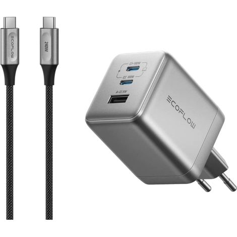 EcoFlow RAPID Charger 65W - Chargeur GaN compact, rapide et universel (1/5)