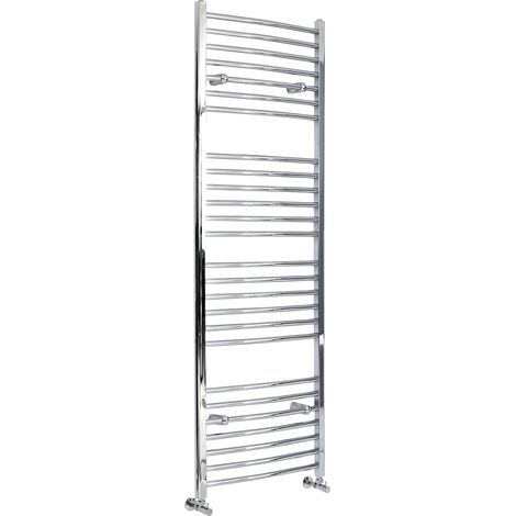 Hudson Reed Artle - Sèche-Serviettes Design Moderne Chromé - Incurvé 180 cm x 49.8 cm