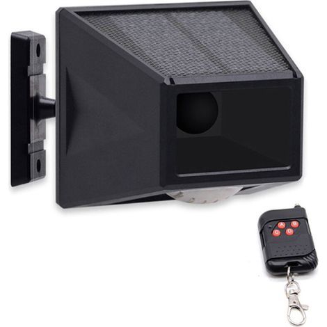Lumière d’alarme solaire avec détecteur de mouvement, éclairage stroboscopique extérieur, télécommande incluse – pour jardin, ferme ou garage (1/5)