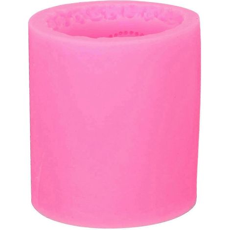 Moule à gâteau 3D en silicone, moule à gâteau rose à trois étages (1/5)