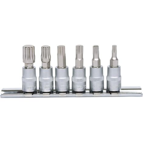 Riel de 6 puntas de destornillador ULTIMATE XZN® 1/4'', M4-M10