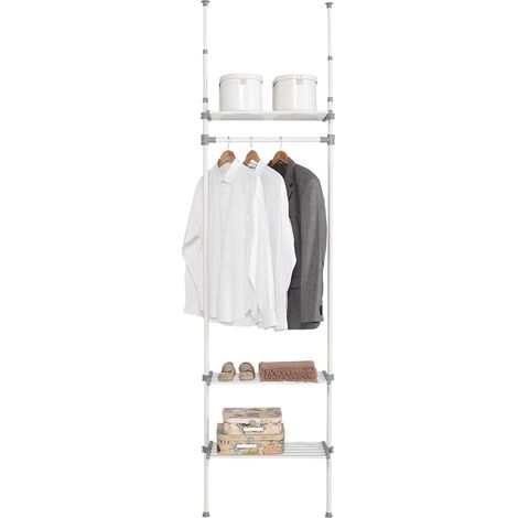 Vestidor para dormitorio 3 baldas acabado blanco 240/280 cm(alto)68 cm(ancho)25 cm(fondo) (1/2)