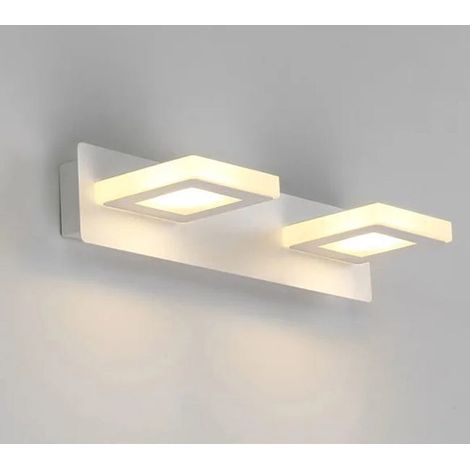 10 W Badezimmerspiegel-Wandleuchte, Scheinwerfer, LED-WC, Waschbecken, Schminktisch, 3 Farbtemperaturen, 360° drehbarer Winkel