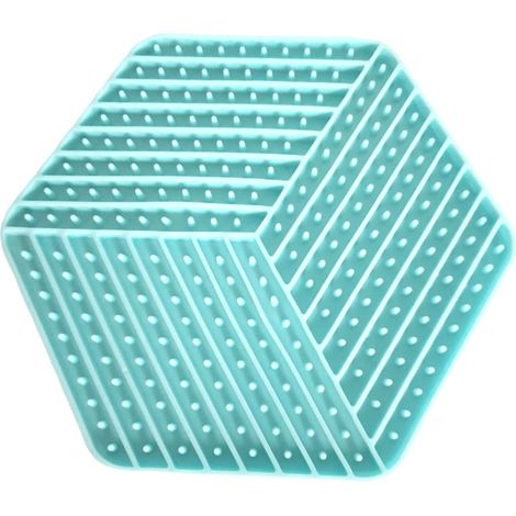 gamelle Assiette à lécher hexagonal, pour chien couleur aléatoire - animallparadise