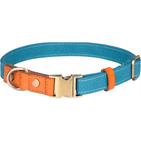 Collier Pour Chien En Nylon Réglable Avec Fermoir Métallique Pour Promenade Quotidienne Taille Unique (1/5)