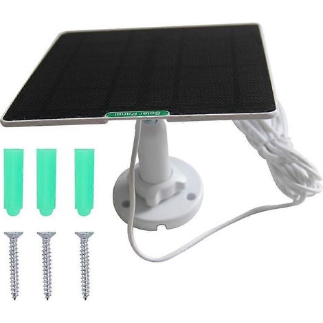 Solarpanel für die Ring-Türklingel, 5-W-Solarladegerät für Ring Video Doorbell 3/3 Plus, Video Doorbell 4 und Video Doorbell Plus (1/5)