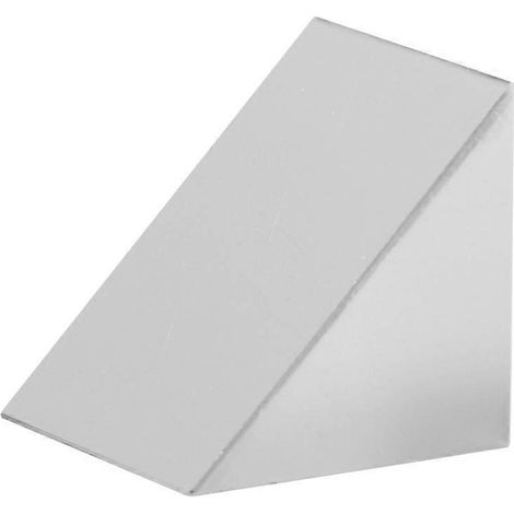 Dreieckiges Prisma aus optischem Glas K9, 15 x 15 x 15 mm, ideal als Lehrmittel oder Geschenk.