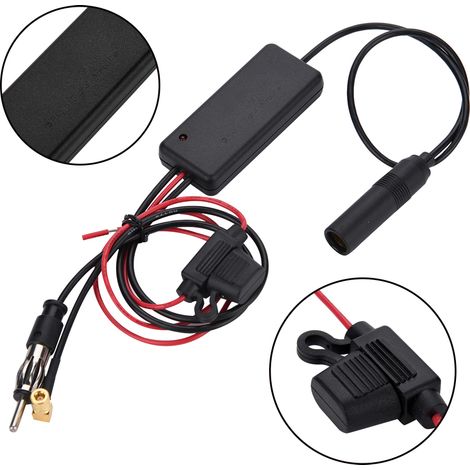 Amplificateur de signal radio pour antenne de voiture (AMP) - Renforcement du signal FM