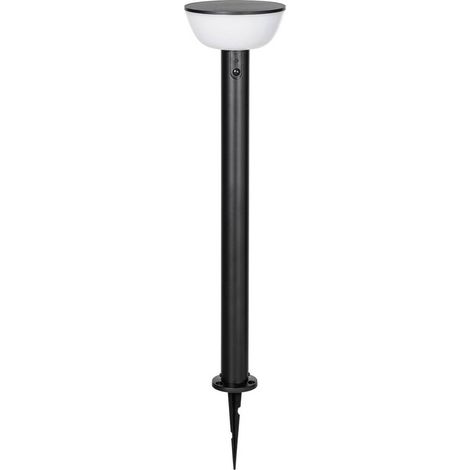 Lindby Lámpara solar exterior 'Obintu' en Negro de Metal (1/5)