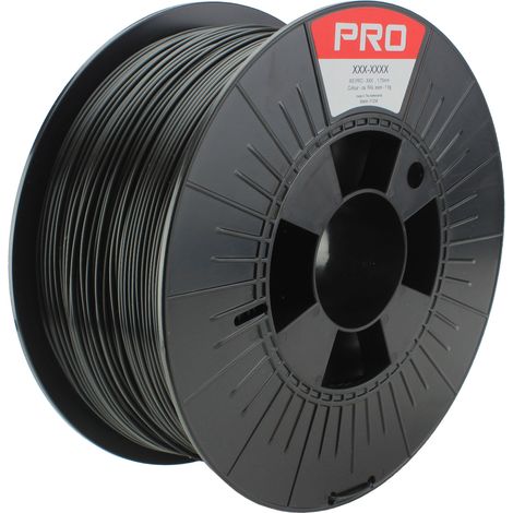 Filament pour imprimante 3D, PLA, Ø 1.75mm, Noir, 1kg, FDM ( Prix pour 1 )