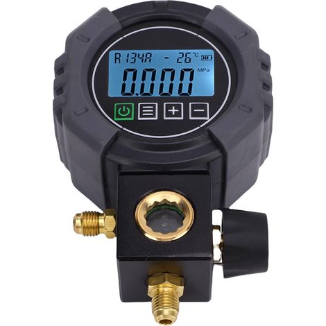 Manomètre à manifold numérique simple en ABS 0-6000 Kpa HVAC AC testeur pression réfrigération diagnostic test entretien 1 pièce (1/5)