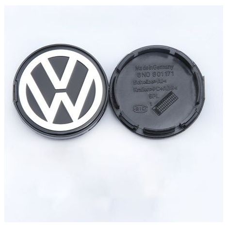 4 Stück 56-mm-Radkappen für Volkswagen, Felgenkappen mit Logo, Tuning-Zubehör für Autoräder. (1/4)