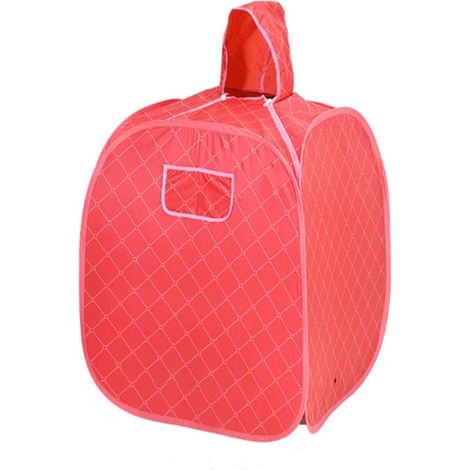 Kit de sauna portatif Boîte de Sauna pliable à vapeur for une personne, for salle de Spa, perte de poids, corps complet, amincissant, isolation environnementale, coton Tente de sauna personnelle pour (1/5)