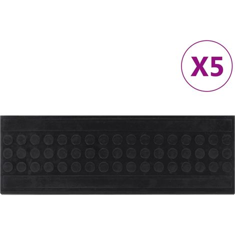 Stufenmatten 5 Stk. 25x75 cm Gummi