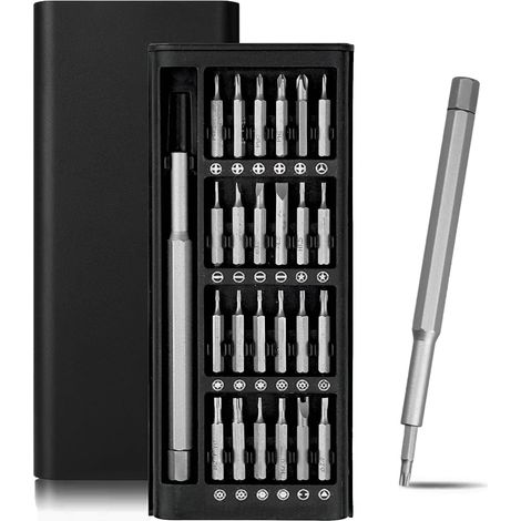 Kit Tournevis de Précision,Mini 24 en 1 Set Outils Portables,avec T2/T3/T4/T5/T6/T8/T10/T15, Cruciforme PH000/PH00/PH0/PH1/PH2,Triwing Y1,etc,pour la Réparation de Phone,Laptop,Caméra,Montres (1/5)