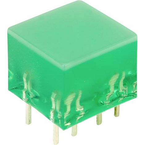 Kingbright L-875/4GDT LED-Bargraph 4fach Grün  (L x B x H) 10 x 10 x 8 mm