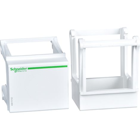 Support universel à perçer clipsage sur rail modulaire SCHNEIDER A9A15152 (1/3)