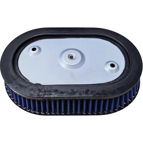 Filtre à air bleu compatible avec Harley-Davidson Electra Road Glide King Bob (modèles 2017-2023), numéros de pièces : 29400298 et 29400299. (1/5)