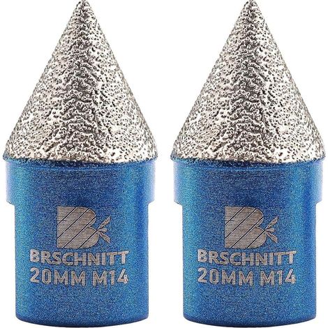 Diamant Fasenbohrer 20mm Fliesen Keramik M14 Gewinde 2 0-20mm (1/5)