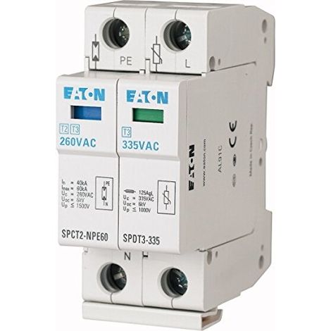 Eaton Parafoudre complet montage rail DIN 2,5 kA 335 V