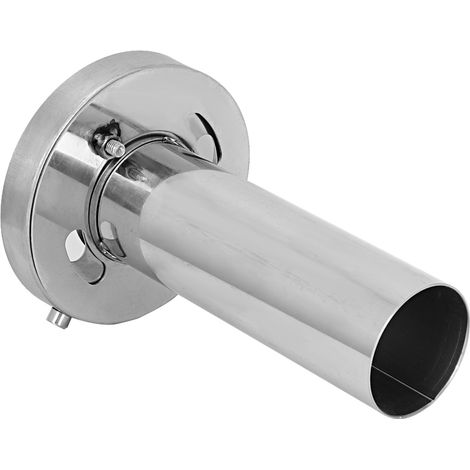 Silencieux d'échappement rond réglable amovible pour voiture, silencieux de modification auto (4,5 pouces) (1/3)