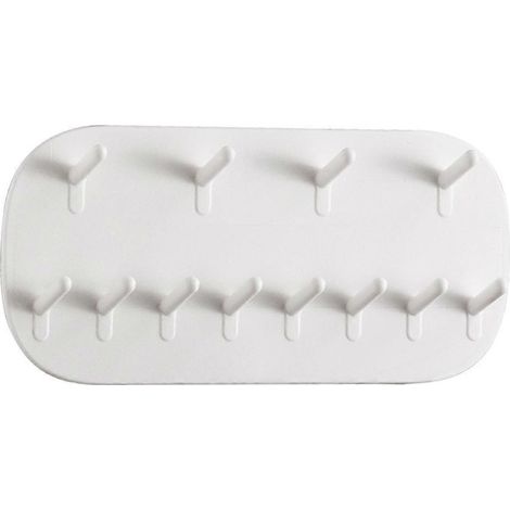 Organisateur de colliers mural, support en plastique pour boucles d'oreilles (1/4)