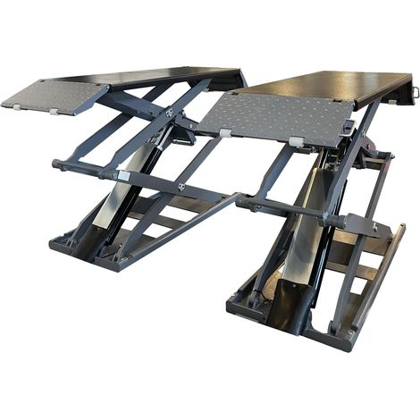 Pont double ciseaux 2 verin 400v 3.6t extra plat a poser/a encastrer- PE 6236T - CLAS Equipements (1/4)