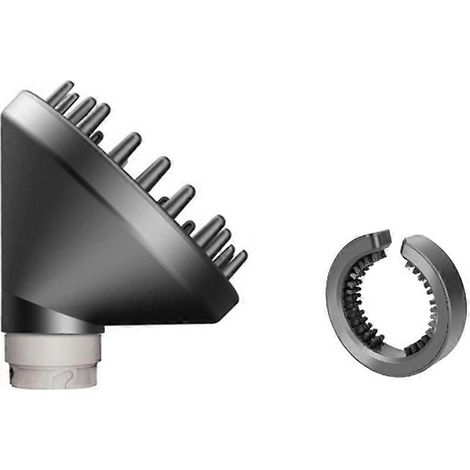Accessoire diffuseur Shark FlexStyle avec brosse de nettoyage pour sèche-cheveux : sèche-cheveux plus rapidement et définit les boucles ondulées. (1/5)