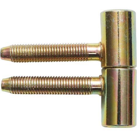 Cerniera cilindrica con 2 perni – 16×52 mm, zincatura gialla (1/4)