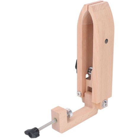 Pince à coudre manuelle avec clé hexagonale, en bois de hêtre, pince de couture rotative de bureau pour travaux manuels en cuir. (1/5)