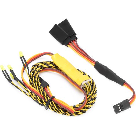 Feux de clignotant LED pour voiture RC avec 4 LED et câble en Y (1/5)