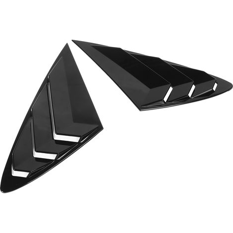 2pcs Persiennes latérales Vitres Noir Brillant Remplacement Auto Compatible Hyundai Sonata 2020-2021 (1/5)