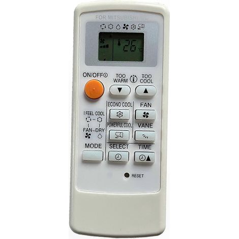 Nouvelle télécommande 2025 pour climatiseur Mitsubishi MS-A15ND, MSZ-HC25VA, MS-A08ND, MS-A10ND, MS-A12ND, MSZ-HC35VA et MSZ-HC35VAB (1/4)