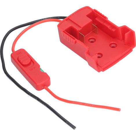 Adaptateur de batterie Dock connecteur d'alimentation avec porte-fusible 30Amp Compatible M18 B2 18V pour la robotique de bricolage (1/5)