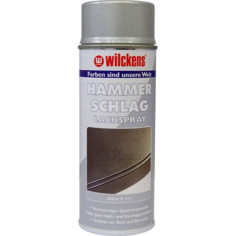 Lack Silber Hammerschlaglack Nopolux Wilckens Granit 400 ml Spray (1/2)