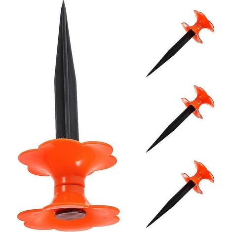 Piquets de guidage pour tuyau d'arrosage en polypropylène (PP) pour pelouse, 16 pièces (1/5)