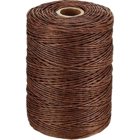 Fil di fiorista in acciaio zincato – filo di fissaggio per viti, bouquet floreali e decorazioni rustiche – colore marrone, lunghezza 205 m