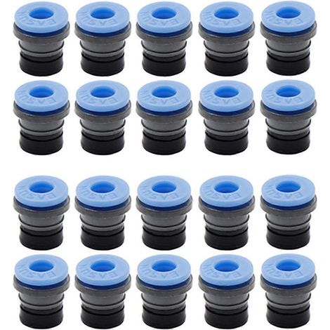 20 clips de serrage intégrés, connecteur Bowden pour extrudeuse, tube PTFE, vanne de connexion pneumatique pour VORON 2.4 (1/4)