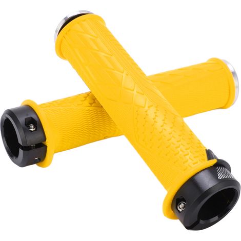 Poignées de VTT ENLEE jaunes (1/5)