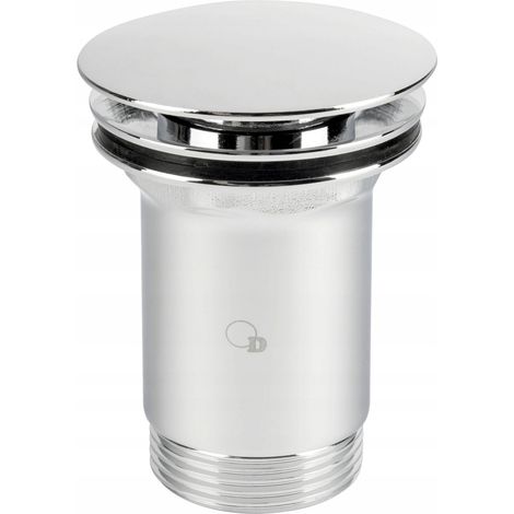 CLICK-CLACK RUNDE KAPPE GROSS CHROM 11/4 (1/2)