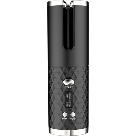 Fer à friser électrique rechargeable sans fil, fer à friser entièrement automatique et rotatif, fer à friser portable pour coiffure