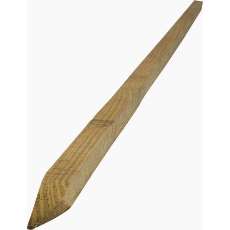 Tuteur en bois carré 2,2 x 2,2 x 150 cm – Support solide pour plantes grimpantes – Facile à installer dans tous types de sols – Windhager