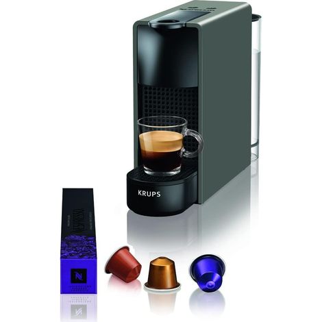 Kaffeemaschine nespresso Essenza Mini schwarz kompakt design (1/3)