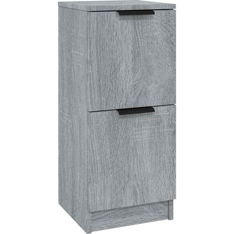 Maison Exclusive - Credenza Grigio Sonoma 30x30x70 cm in Legno Multistrato (1/5)