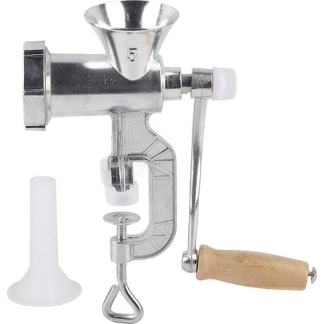 Hachoir à Viande Manuel en Alliage d'Aluminium, Machine à Saucisses, Broyeur d'Épices et Poivre, Outil de Cuisine