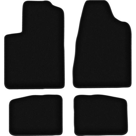 BASIC schwarze Veloursmatten für: Chrysler Sebring II Limousine (2003-2007)